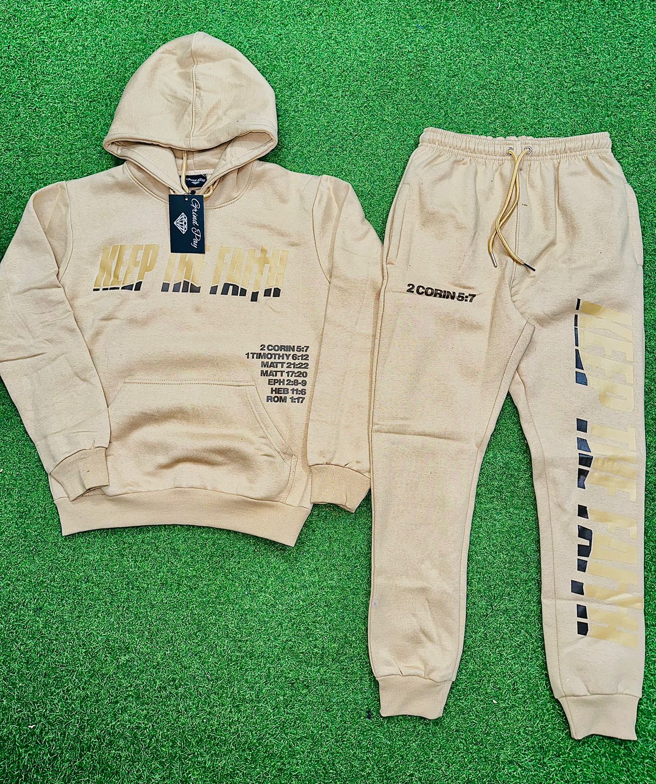 Keep The Faith Jogger Sets