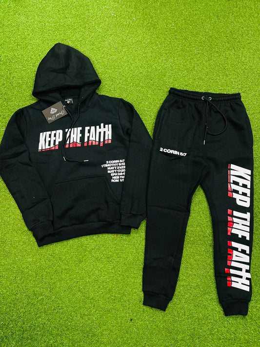 Keep The Faith Jogger Sets