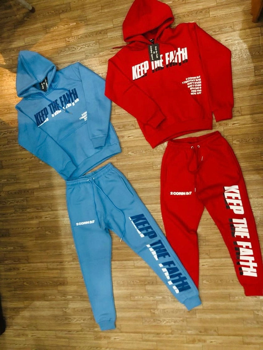 Keep The Faith Jogger Sets