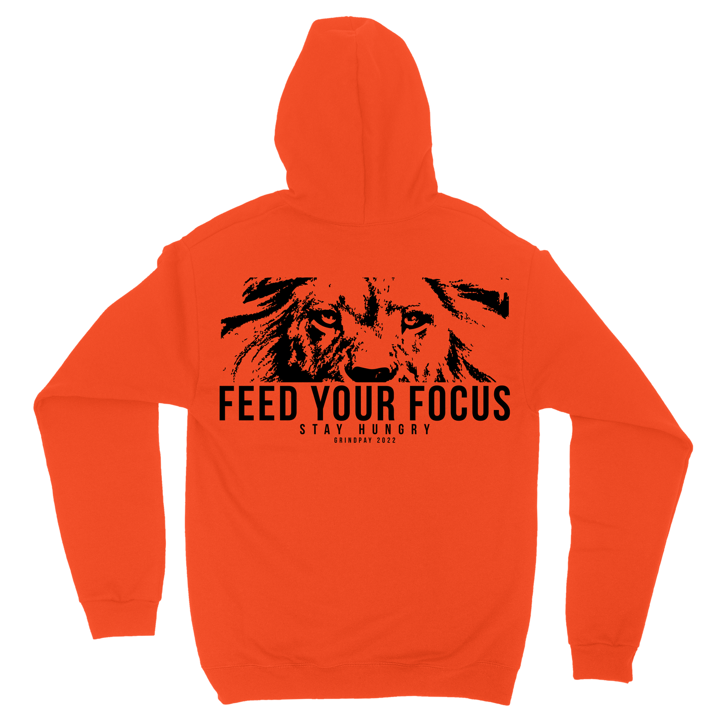 Feed Your Focus Orange Hoodie