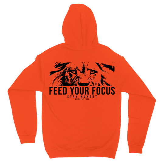 Feed Your Focus Orange Hoodie