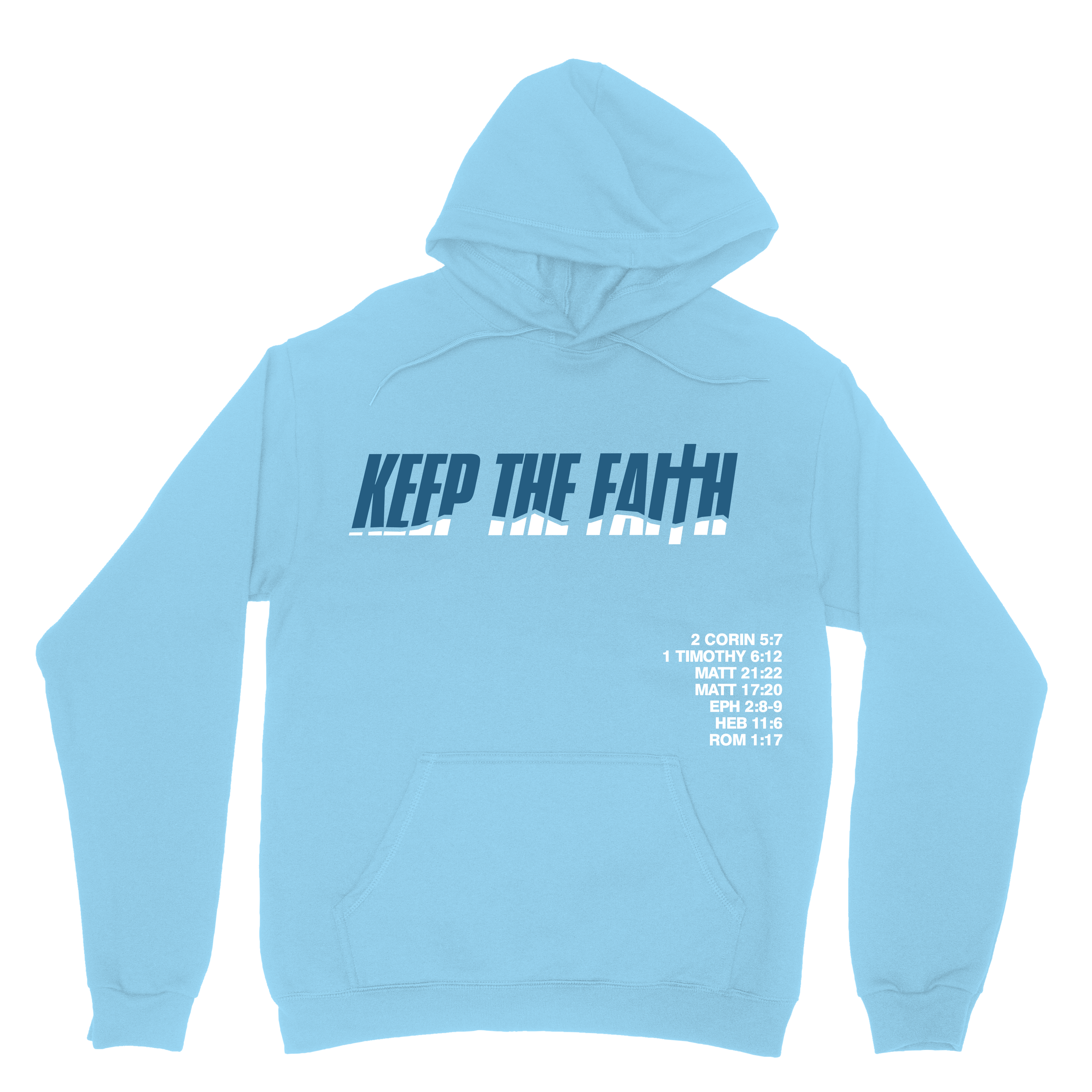 Sky Blue Keep The Faith Jogger Set