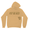 Sand Brown Keep The Faith Hoodie