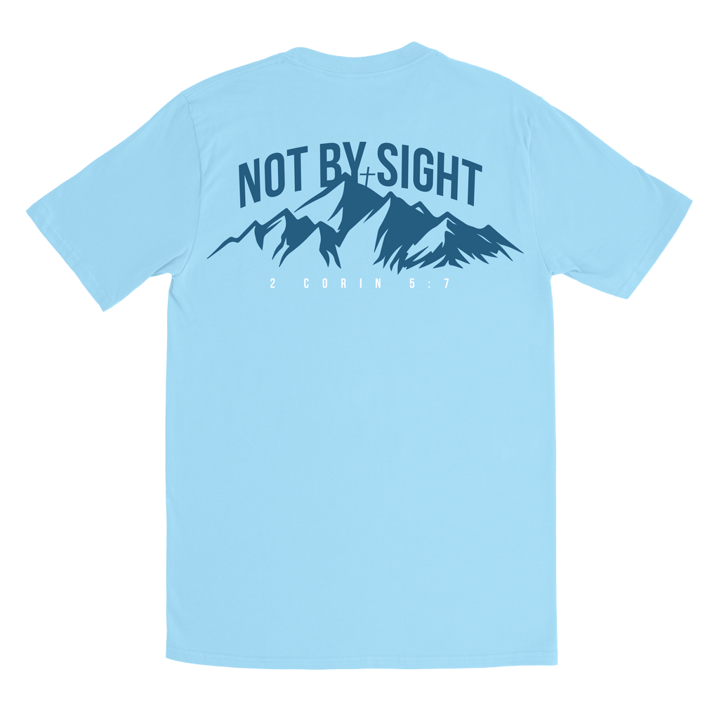 Sky blue Keep the Faith Tee