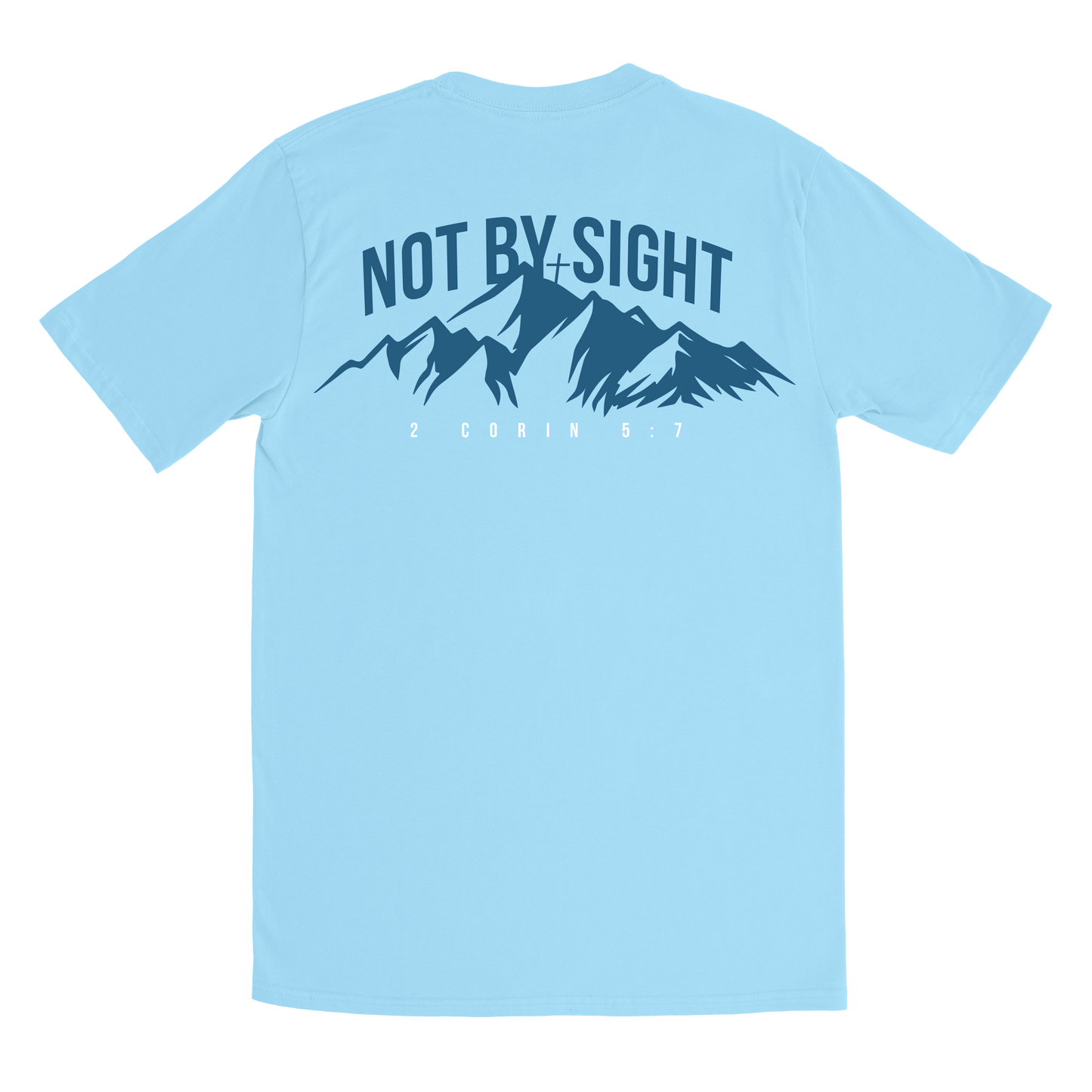 Sky blue Keep the Faith Tee