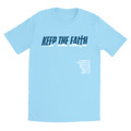 Sky blue Keep the Faith Tee